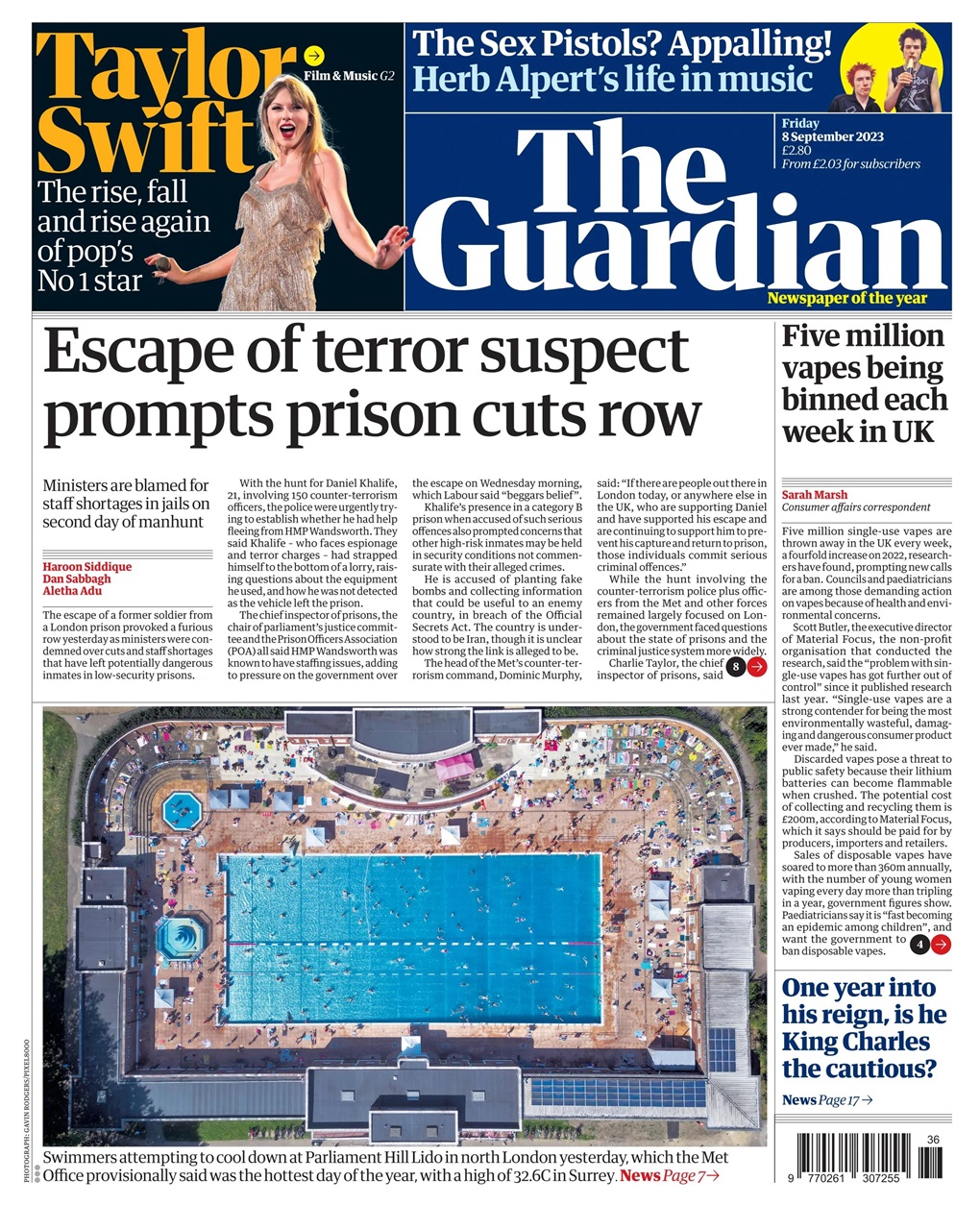 The Guardian Newspaper Preview Pages