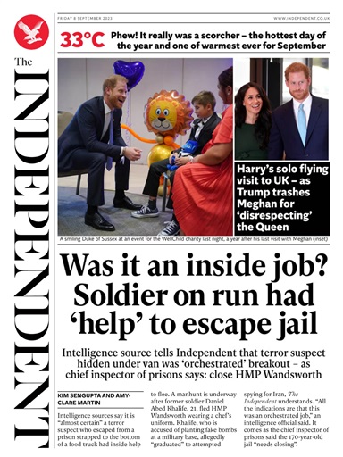 The Independent Daily Edition Newspaper issue 