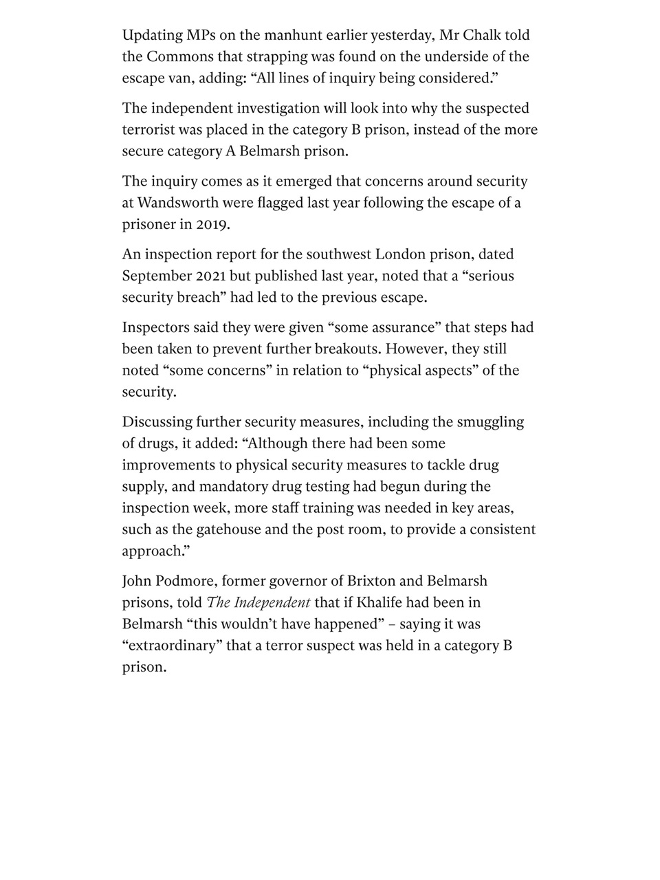 The Independent Daily Edition Newspaper Preview Pages