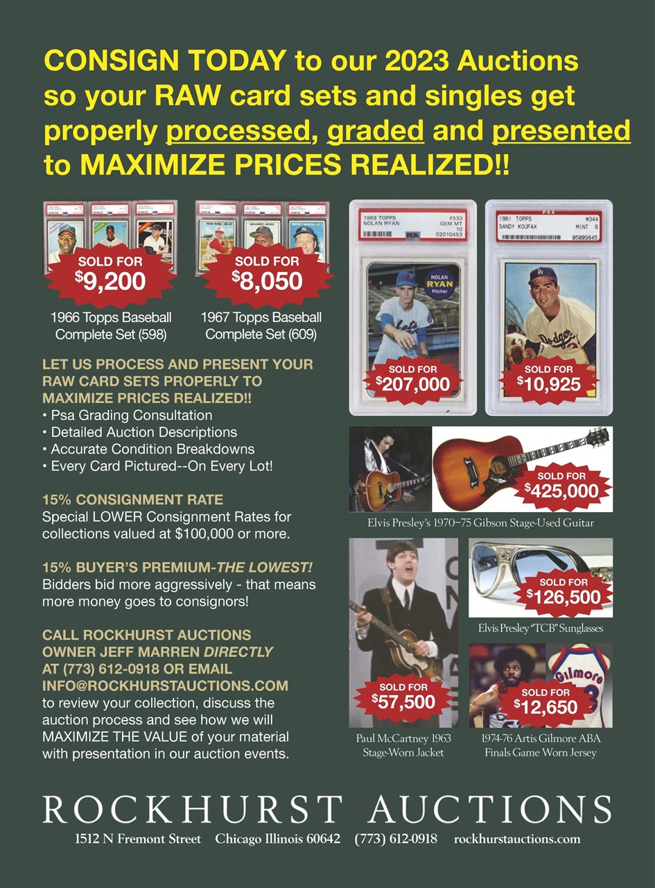 Beckett Vintage Collector Magazine Preview Pages