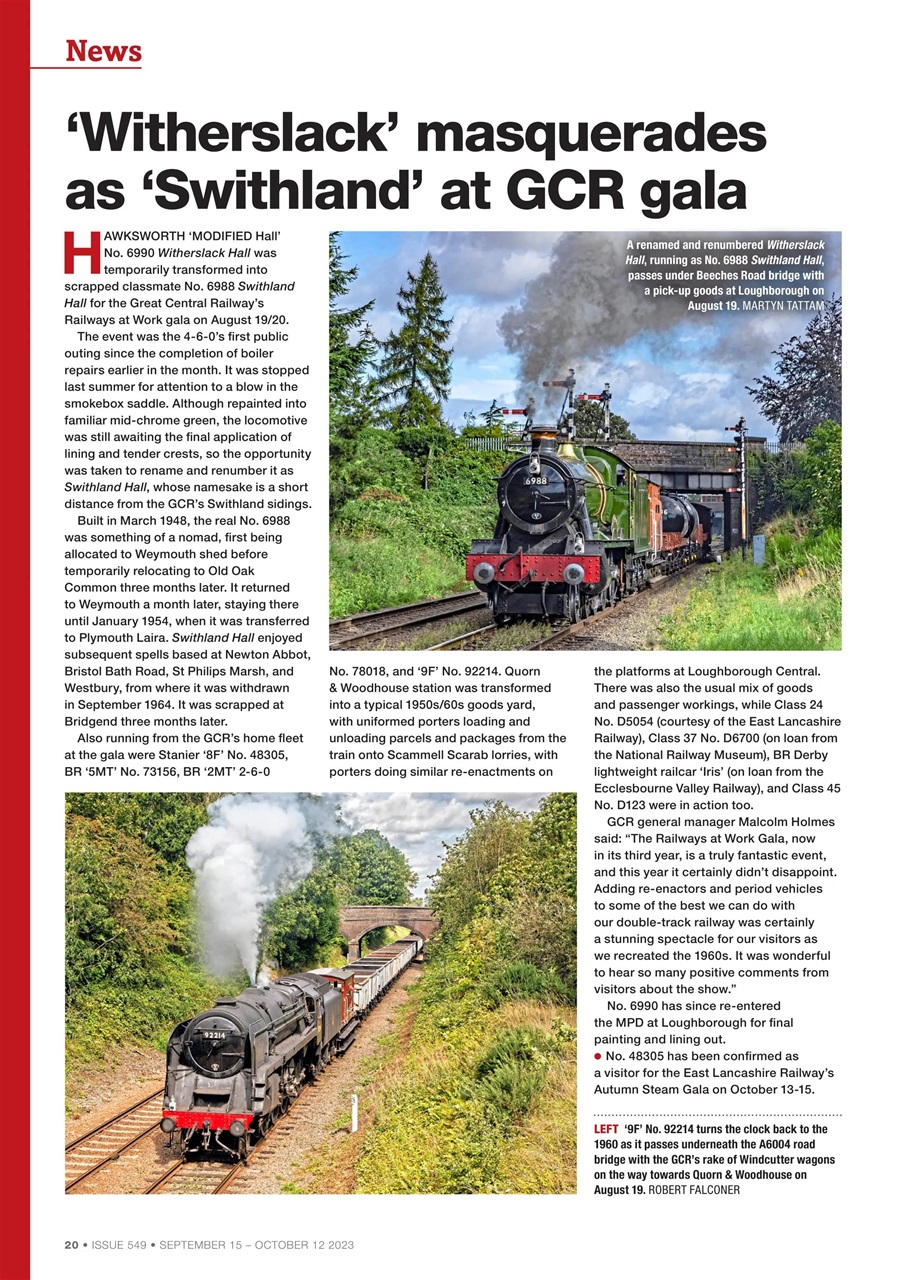 Steam Railway Preview Pages