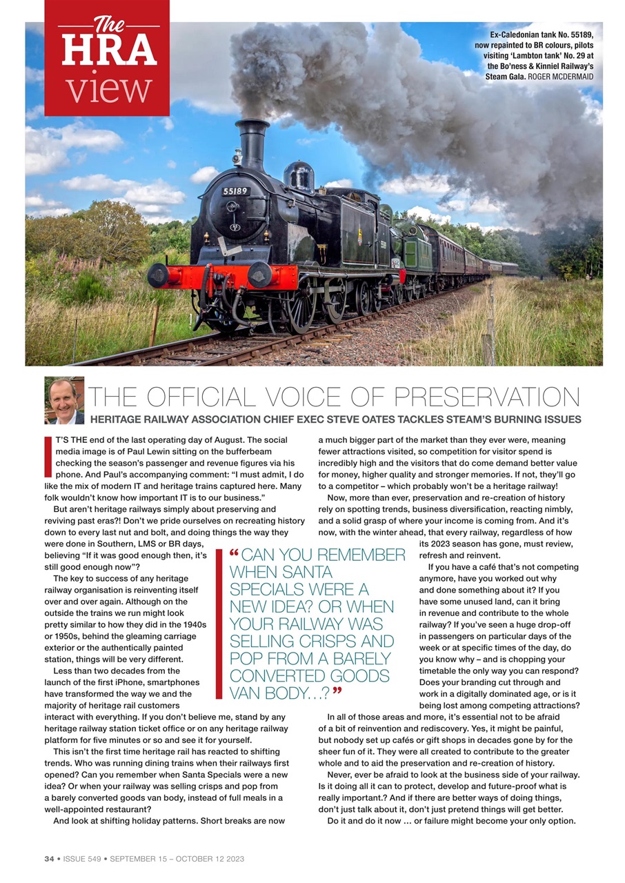 Steam Railway Preview Pages