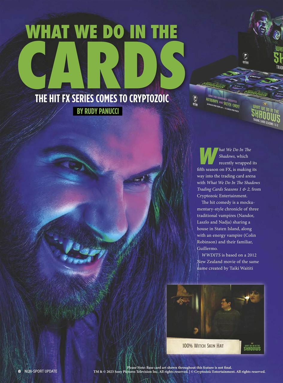 Non-Sport Update Magazine Preview Pages