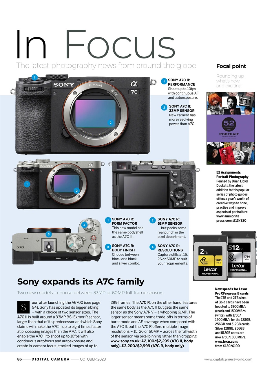 Digital Camera Magazine Preview Pages