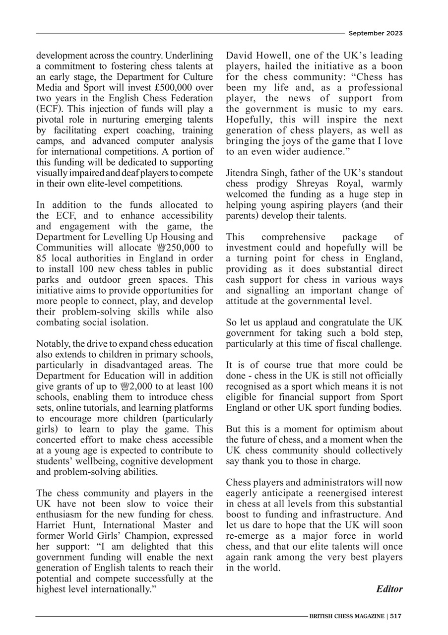 British Chess Magazine Preview Pages