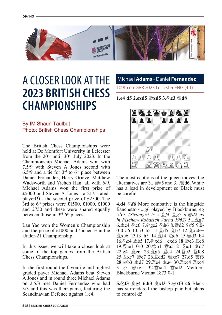 British Chess Magazine Preview Pages
