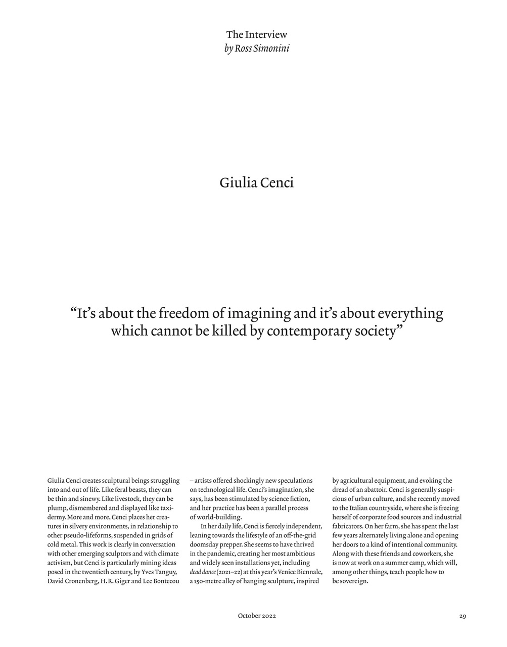 ArtReview Preview Pages