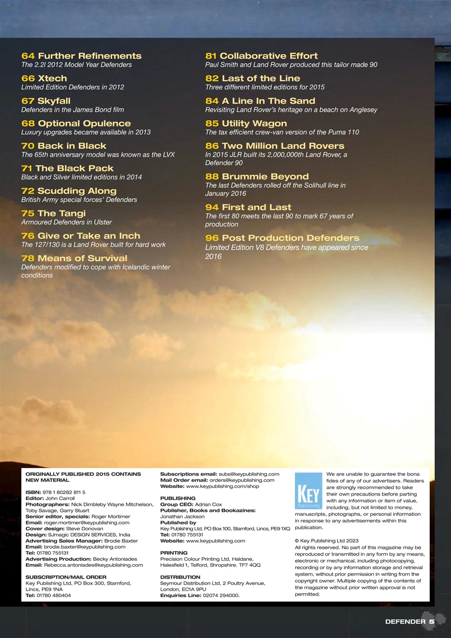 Classic Land Rover Magazine Preview Pages