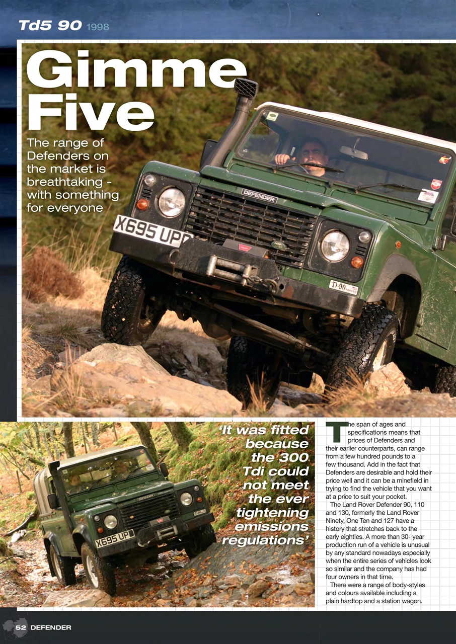Classic Land Rover Magazine Preview Pages