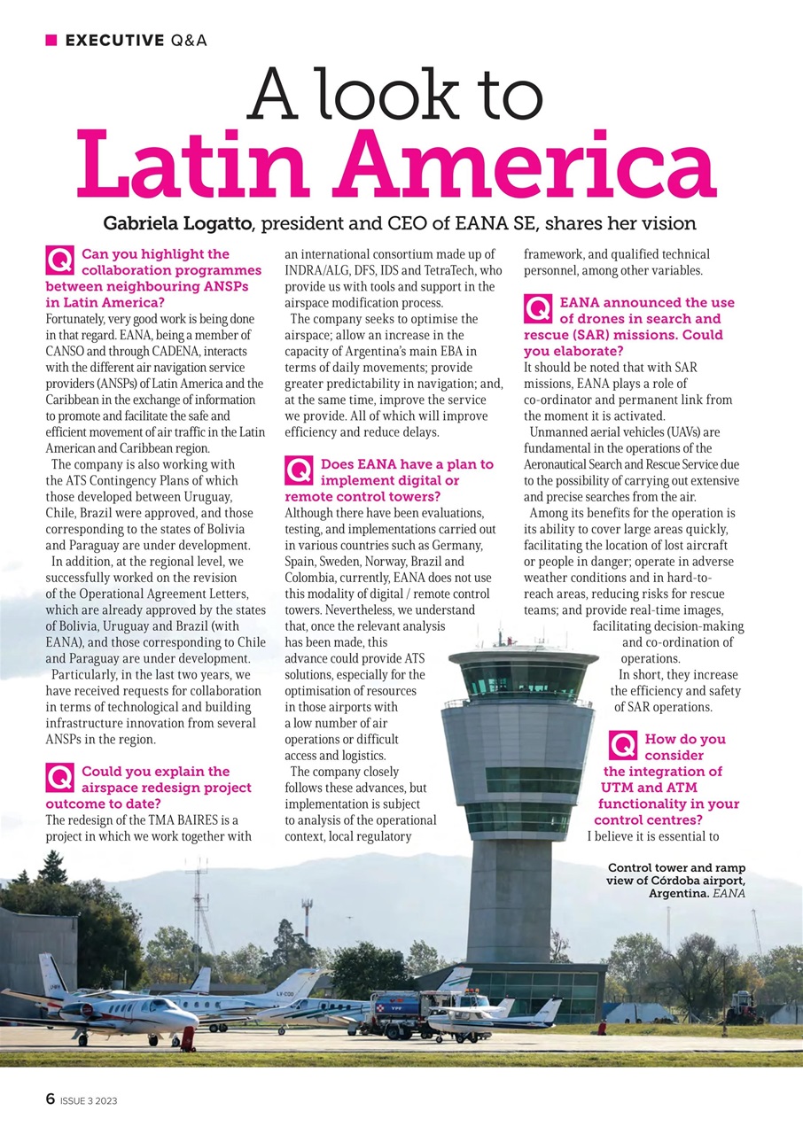 Air Traffic Management Preview Pages