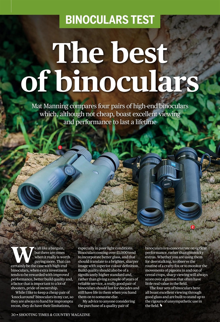 Shooting Times & Country Preview Pages