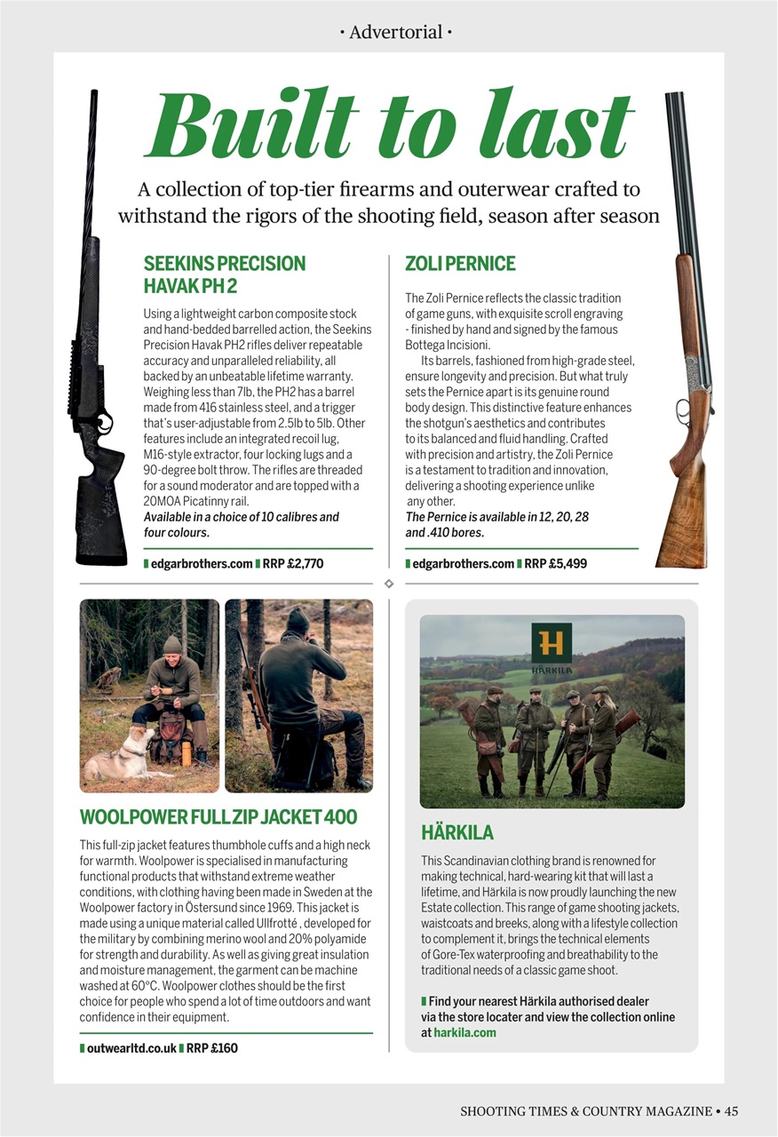 Shooting Times & Country Preview Pages