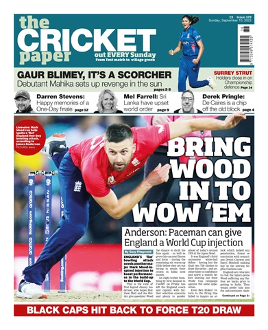 The Cricket Paper issue 10th September 2023