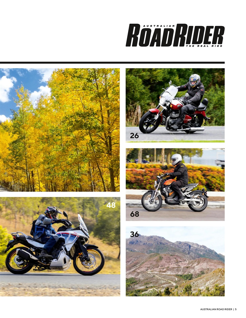 Australian Road Rider Preview Pages