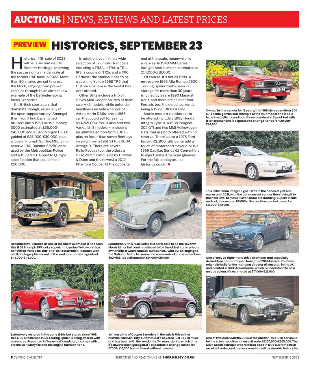 Classic Car Buyer Preview Pages