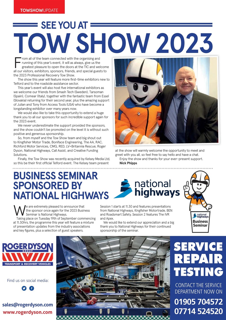 Professional Recovery Magazine Preview Pages