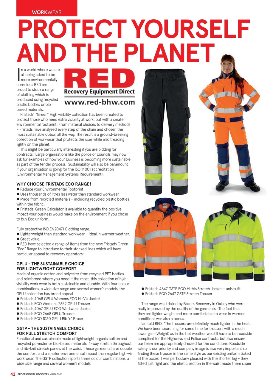 Professional Recovery Magazine Preview Pages