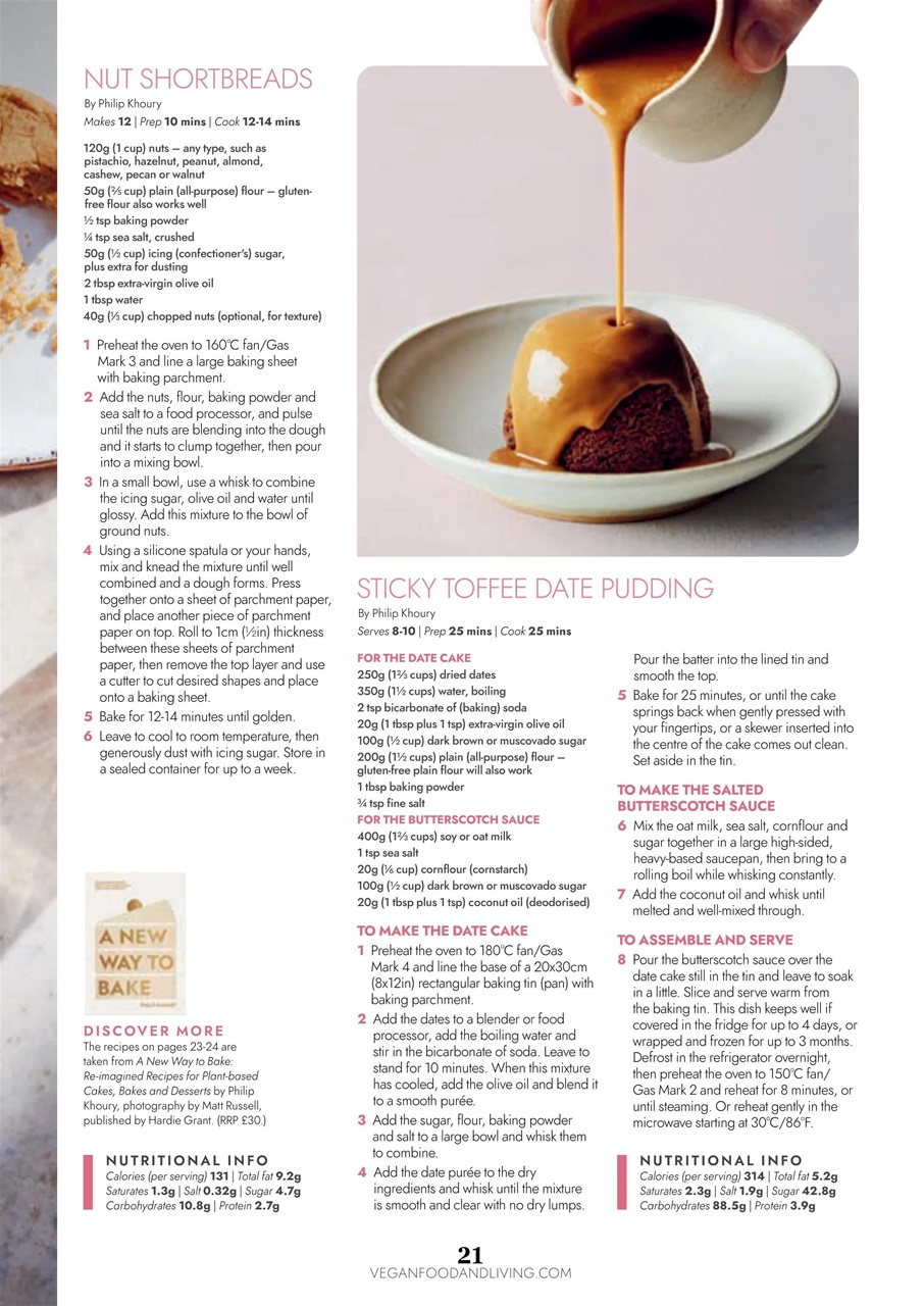 Vegan Food & Living Magazine Preview Pages