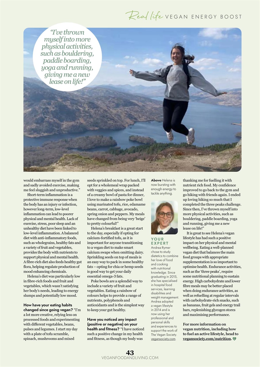 Vegan Food & Living Magazine Preview Pages