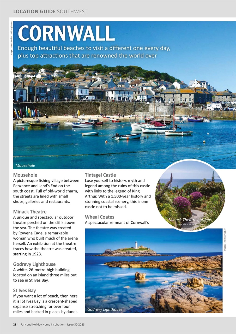 Park and Holiday Home Inspiration magazine Preview Pages