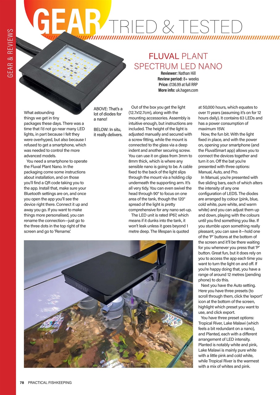 Practical Fishkeeping Preview Pages