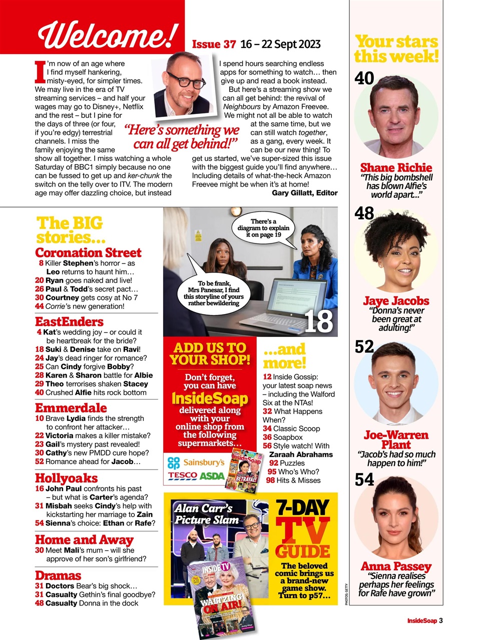 Inside Soap Preview Pages