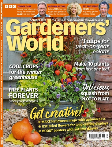 BBC Gardeners’ World Magazine issue October 2023