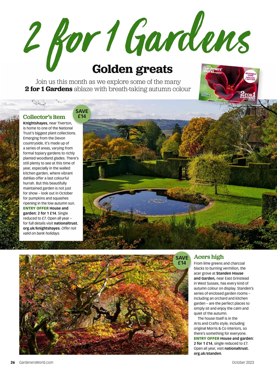 BBC Gardeners’ World Magazine Preview Pages