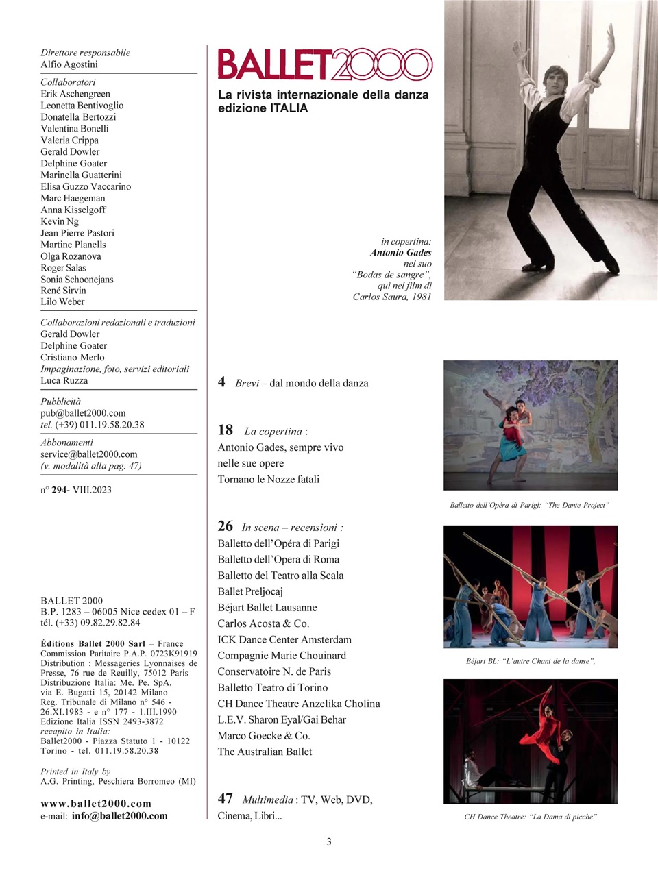 BALLET2000 Edizione Italia Preview Pages