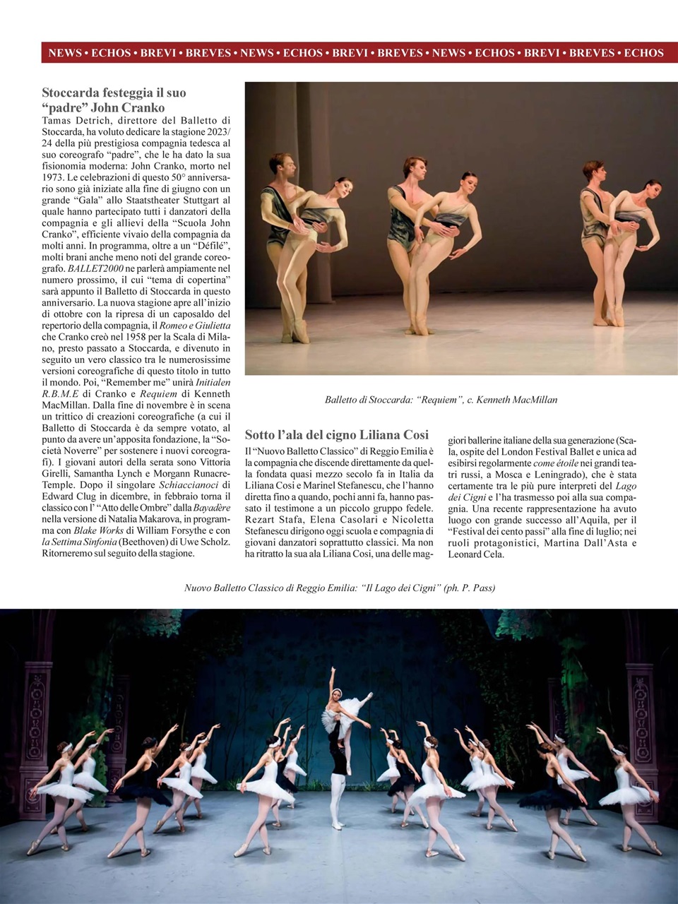 BALLET2000 Edizione Italia Preview Pages
