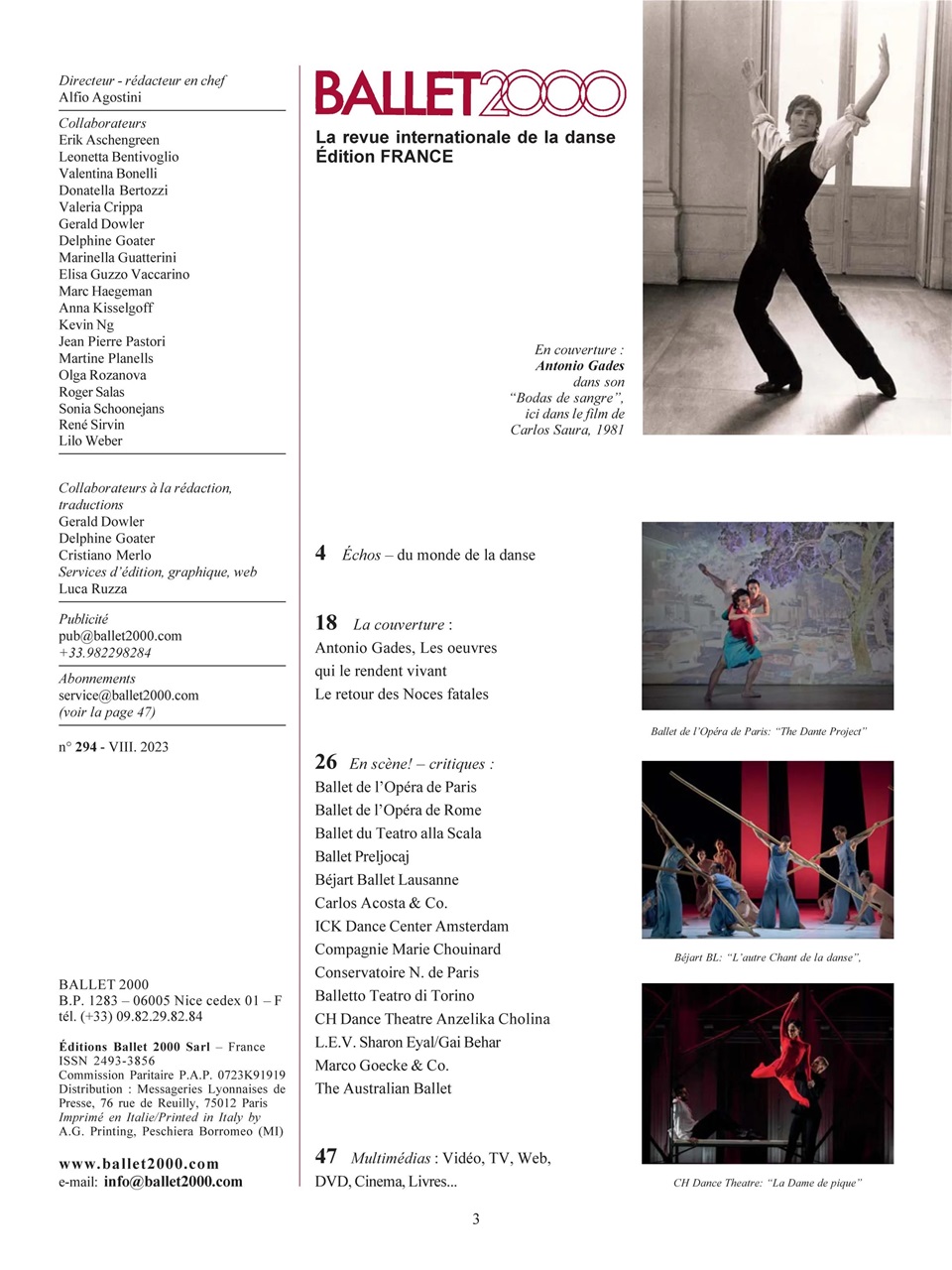 BALLET2000 Édition France Preview Pages