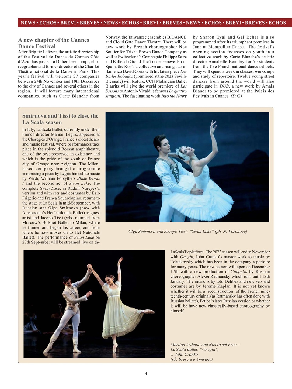 BALLET2000 English Edition Preview Pages