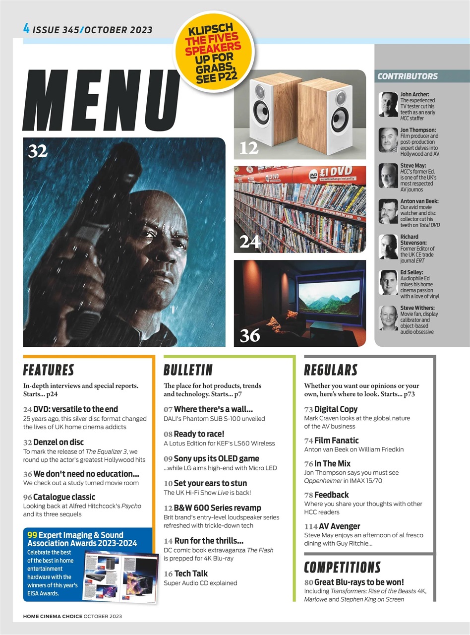 Home Cinema Choice Preview Pages