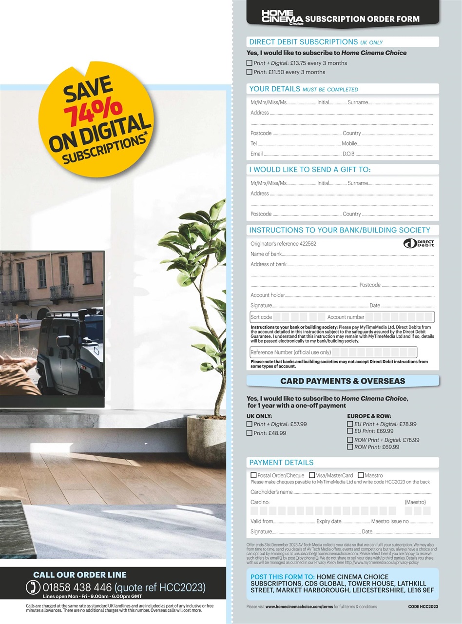 Home Cinema Choice Preview Pages