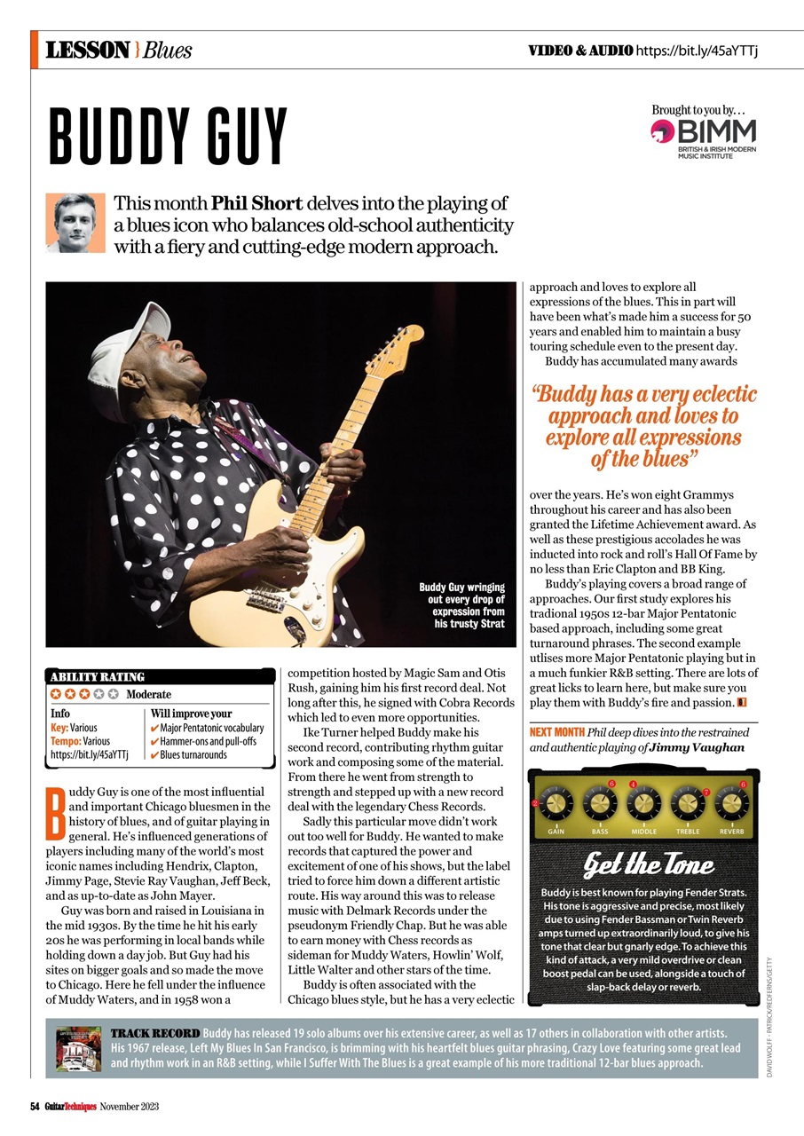 Guitar Techniques Preview Pages