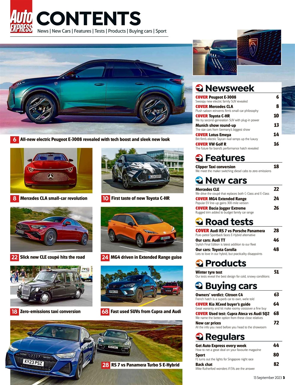 Auto Express Preview Pages