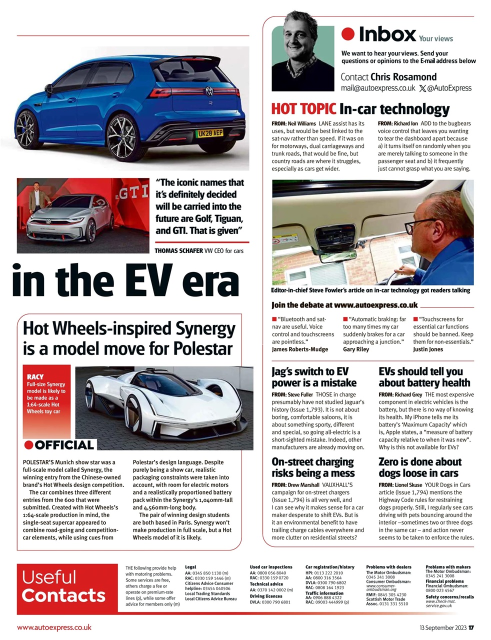 Auto Express Preview Pages