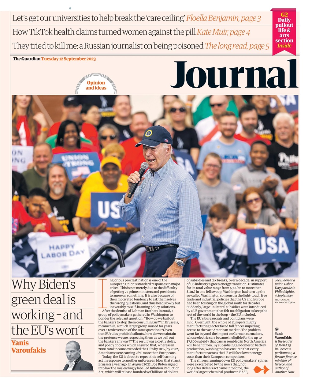 The Guardian Newspaper Preview Pages