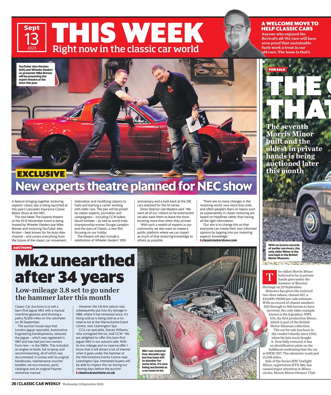 Classic Car Weekly Preview Pages