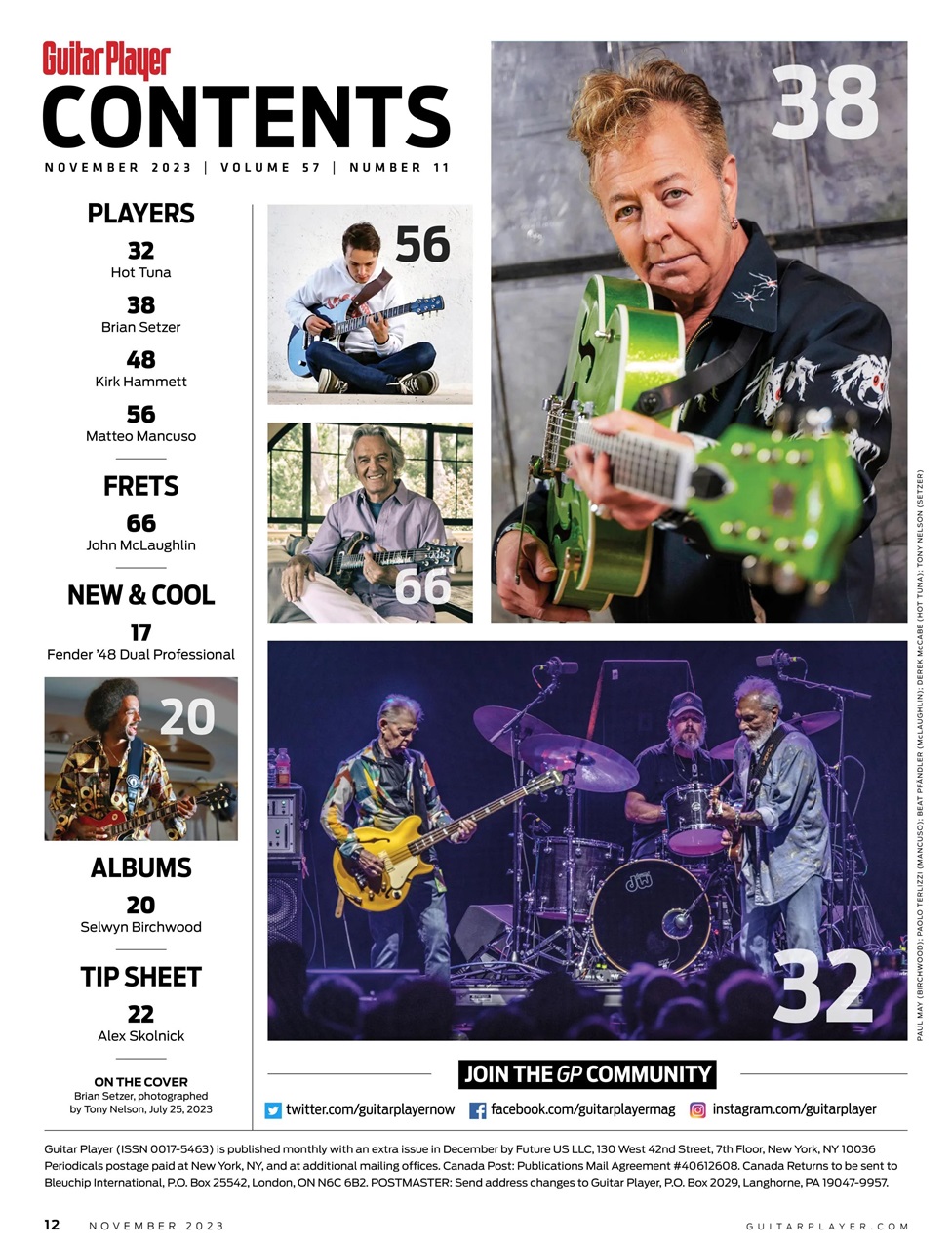 Guitar Player Preview Pages