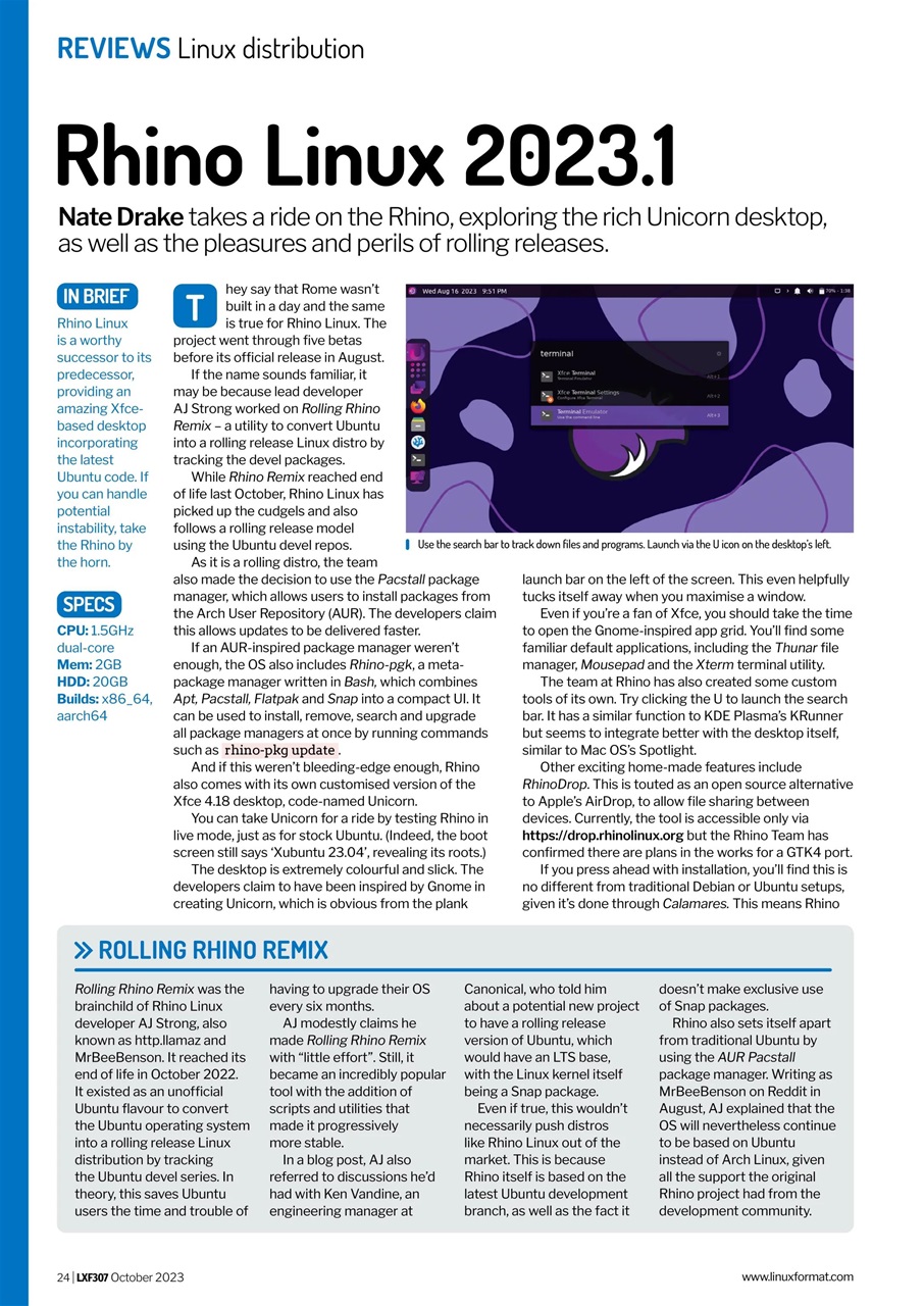 Linux Format Preview Pages