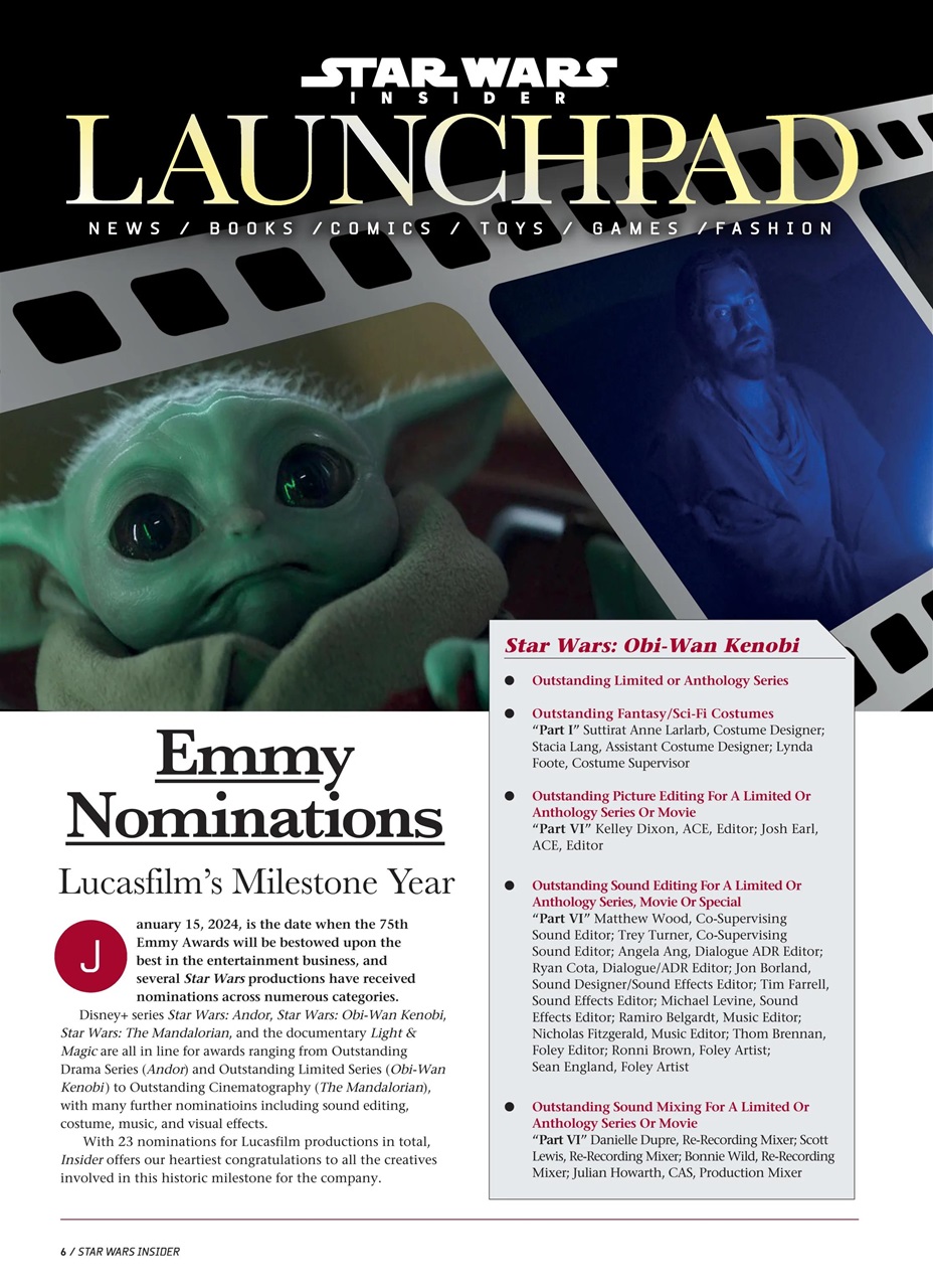 Star Wars Insider Preview Pages