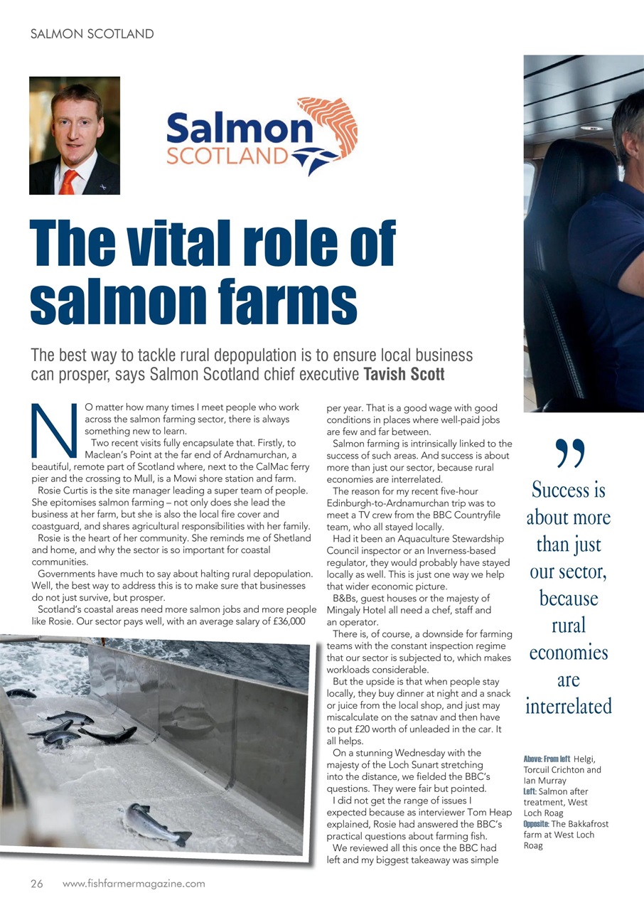 Fish Farmer Magazine Preview Pages