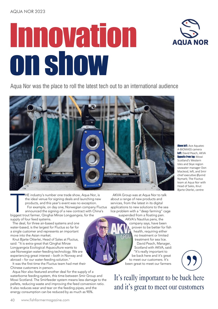 Fish Farmer Magazine Preview Pages