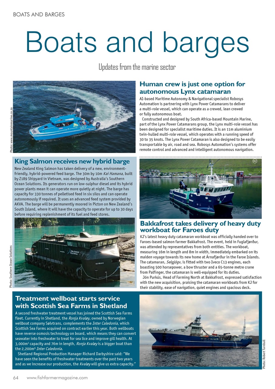 Fish Farmer Magazine Preview Pages