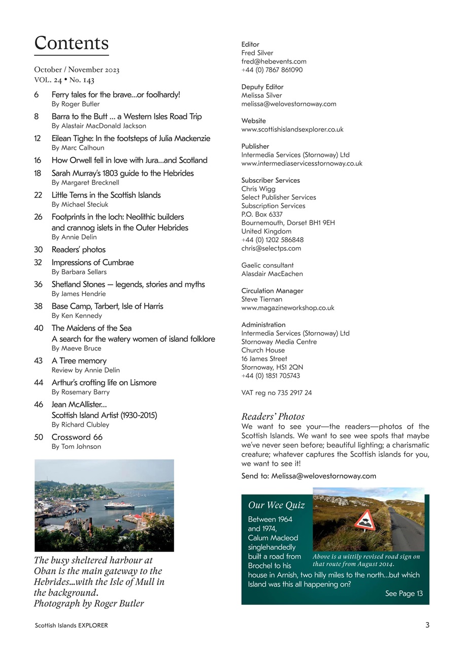 Scottish Islands Explorer Preview Pages