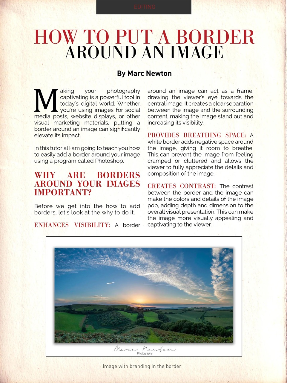 Photography Masterclass Magazine Preview Pages