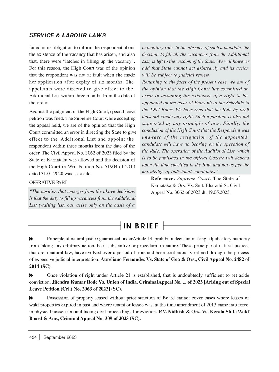 Lawteller – A Legal Awareness Magazine Preview Pages