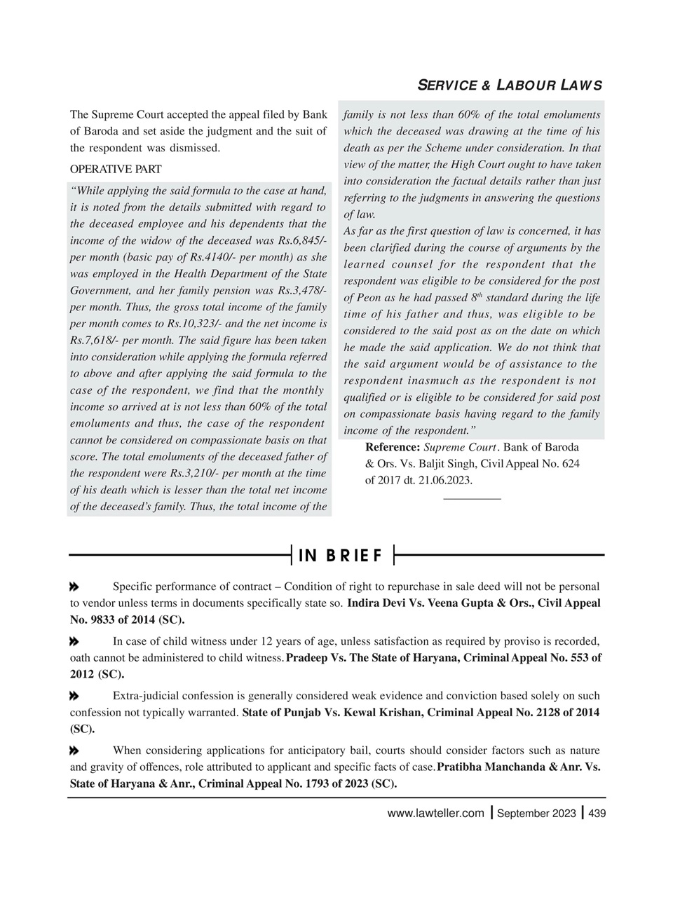 Lawteller – A Legal Awareness Magazine Preview Pages