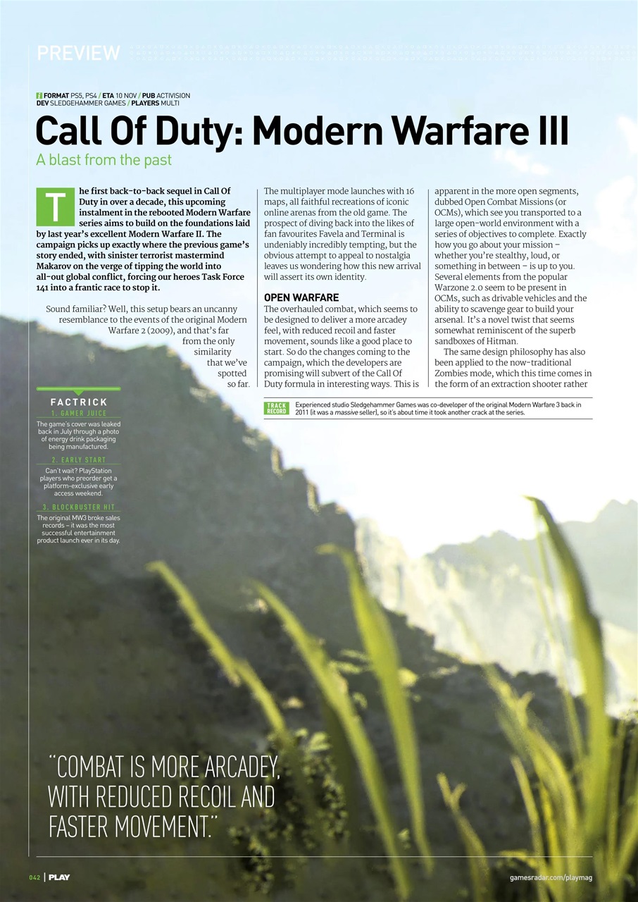 PLAY Magazine Preview Pages